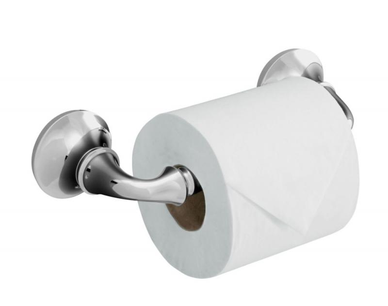 Kohler Forté Sculpted Toilet Tissue Holder in Polished Chrome