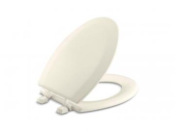 Kohler Triko Elongated Toilet Seat with Closed Front Cover and Plastic Hinges