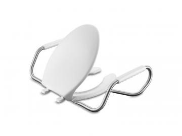 Kohler Lustra Elongated Front Open Toilet Seat with Anti-Microbial Agent