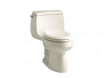 Kohler Gabrielle Comfort Height 1-Piece 1.28 GPF Single Flush Elongated Bowl Toilet