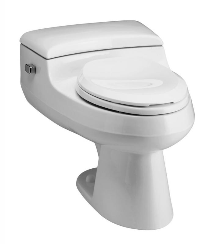 Kohler San Raphael 1-piece 1.0 GPF Single Flush Elongated Bowl Toilet in White