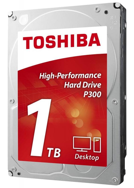 Toshiba P300 3.5" Internal Hard Drive SATA 6GB/s - 1TB, 7200RPM