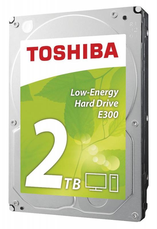 Toshiba E300 Low Energy 3.5" Internal Hard Drive SATA 6GB/s - 2TB, 5700RPM