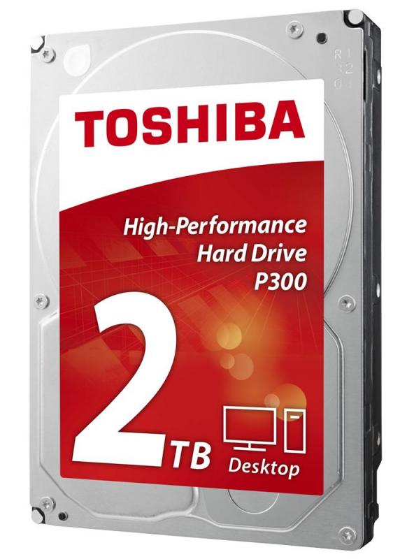 Toshiba P300 3.5" Internal Hard Drive SATA 6GB/s - 2TB, 7200RPM