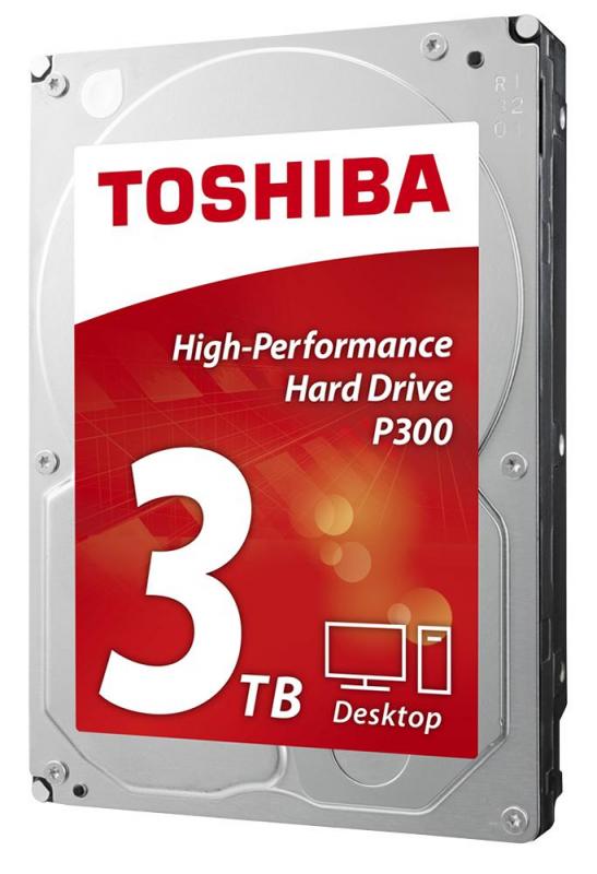 Toshiba P300 3.5" Internal Hard Drive SATA 6GB/s - 3TB, 7200RPM