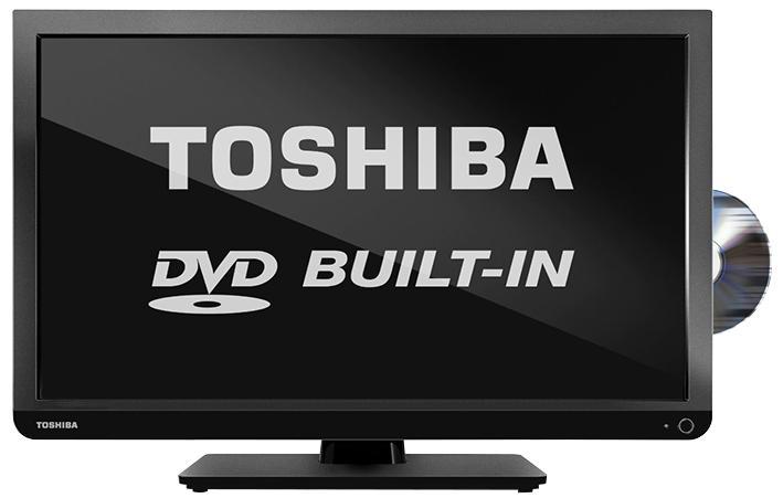 Toshiba 24" LED TV with Built-In DVD Player HD Ready