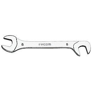 Facom 7mm Angle Open End Wrench, Metric, Satin