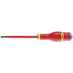 Facom Steel Insulated Screwdriver with 3" Shank and 1/8" Keystone Slotted Tip