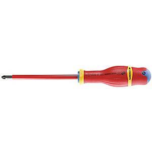 Facom Steel Insulated Screwdriver with 3" Shank and 1/8" Keystone Slotted Tip