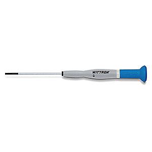 Witte Chrome-Vanadium Steel Precision Screwdriver with 2-1/4" Slotted Tip