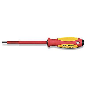 Witte Steel Insulated Screwdriver with 5" Shank and 1/4" Keystone Slotted Tip