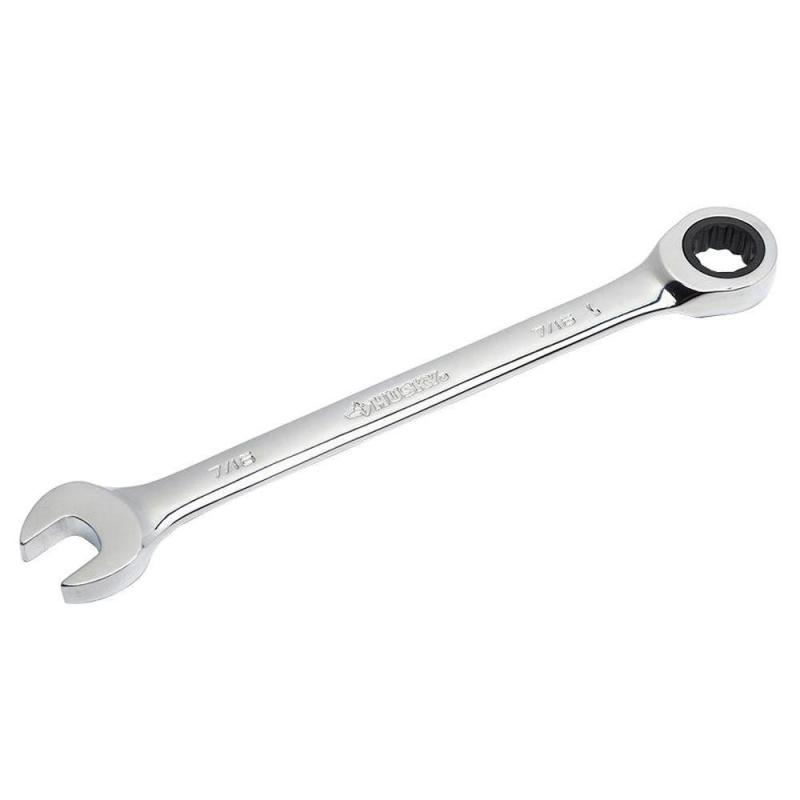 Husky 7/16 Inch 12-Point Ratcheting Combination Wrench