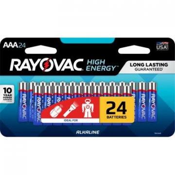 Rayovac Alkaline Batteries, "AAA", 24-Pk.