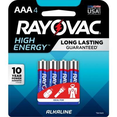 Rayovac Alkaline Batteries, "AAA", 4-Pk.