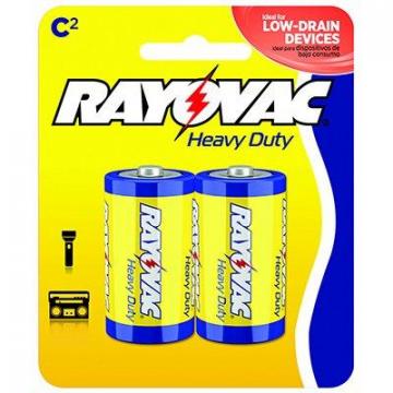 Rayovac Heavy Duty "C" Batteries, 2-Pk.