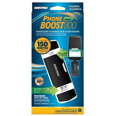 Rayovac Phone Boost 800 Charger, Micro USB Device, Dual Port