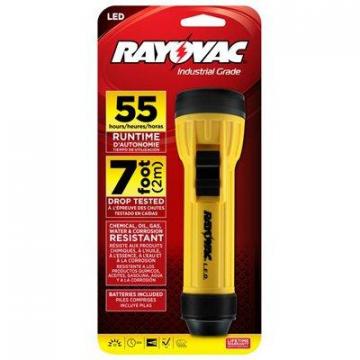 Rayovac 3-LED Industrial Flashlight, Yellow/Black