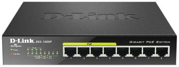 D-link 8 Port Gigabit PoE Unmanaged Desktop Switch, 4x PoE Ports