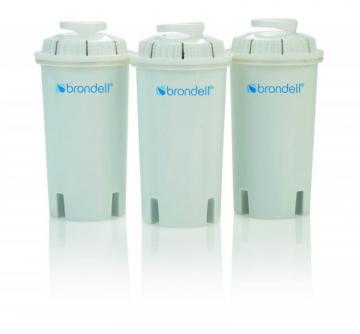 Brondell H2O+ Water Pitcher Filter-Pack of 3