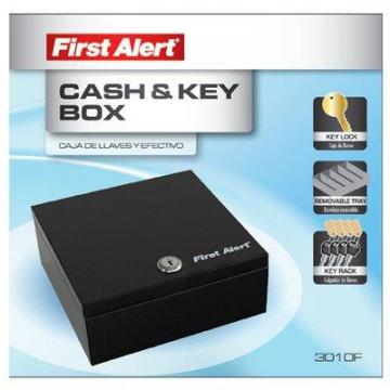 First Alert Cash & Key Box, Steel, .1-Cu. Ft.