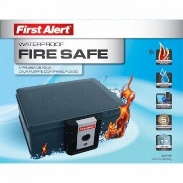First Alert Fire & Waterproof Safe, 0.17-Cu. Ft.