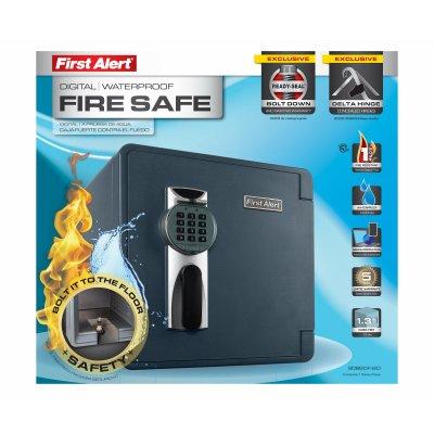 First Alert Waterproof & Fireproof Digital Safe, 1.32-Cu. Ft.