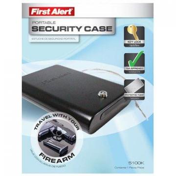First Alert Locking Cash Box, Steel, .2-Cu. Ft.