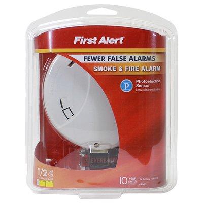 First Alert Photoelectric Smoke/Fire Alarm, 9V