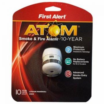 First Alert Photoelectric Micro Smoke Alarm, 10-Year