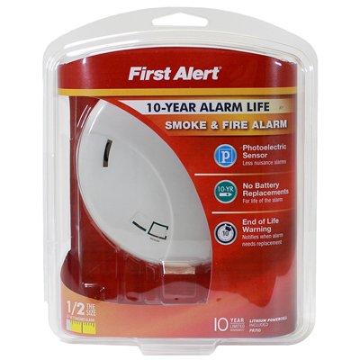 First Alert Photoelectric Smoke Alarm, 10-Year