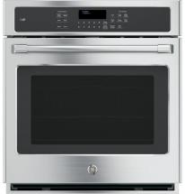 GE 27 Inch Electric Self-Cleaning Convection Single Wall Oven