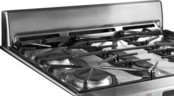 GE Optional Backsplash for GE Café 30-inch Ranges in Stainless Steel