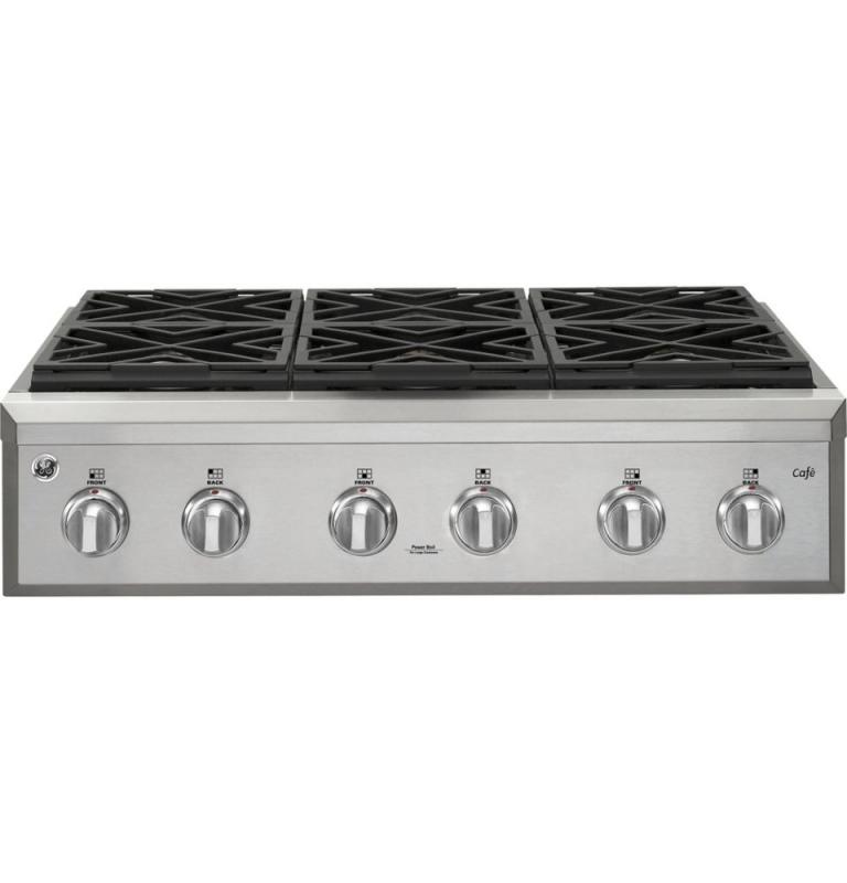 GE Stainless Steel 36 Inch Gas Cooktop