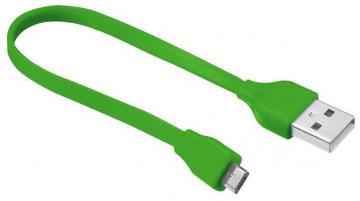 Trust 0.2m Lime Flat Micro USB Cable