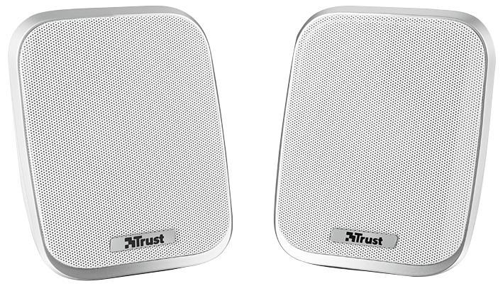 Trust Porto 2.0 Portable PC Speakers - 12W Peak Power White