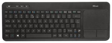 Trust Veza Wireless Keyboard with Touchpad, Black