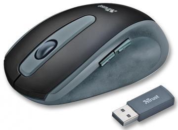 Trust EasyClick Wireless Mouse with USB Receiver - Black