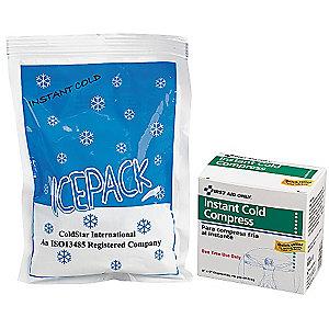 First Aid Only 6" x 9" White Instant Cold Pack, 1EA