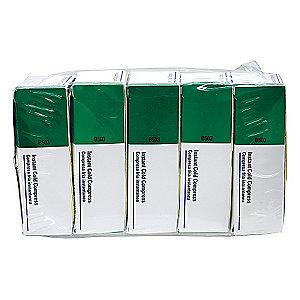 First Aid Only 4" x 5" White Instant Cold Pack, 5PK