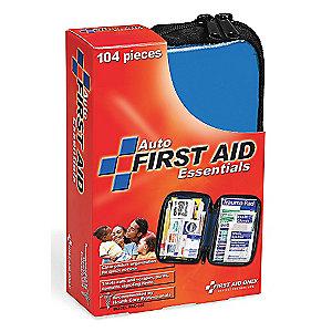 First Aid Only First Aid Kit,  Fabric Case Material, Vehicle, 30 People Served Per Kit