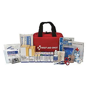 First Aid Only First Aid Kit,  Fabric Case Material, General Purpose, 50 People Served Per Kit