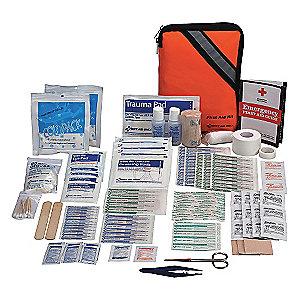 First Aid Only First Aid Kit,  Fabric Case Material, Sports, 50 People Served Per Kit