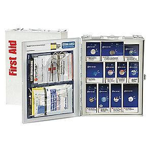First Aid Only First Aid Kit,  Metal Case Material, Food Service, 25 People Served Per Kit