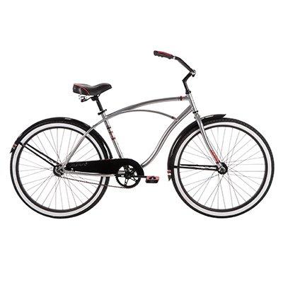 Huffy Men's Good Vibrations Bicycle, Powder Chrome, 26"