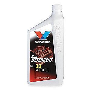 Valvoline Motor Oil Bottle, SAE 30, 1 Qt