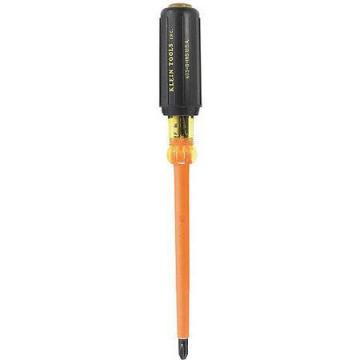 Klein Steel Insulated Screwdriver with 4" Shank and #2 Phillips Tip