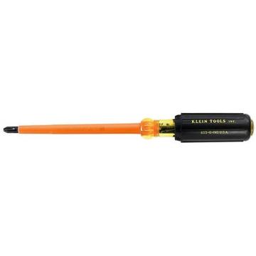 Klein Steel Insulated Screwdriver with 7" Shank and #2 Phillips Tip