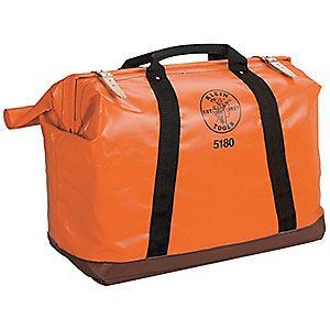 Klein 1-Pocket Nylon General Purpose Tool Bag, 24"H x 18"W x 10"D, Orange