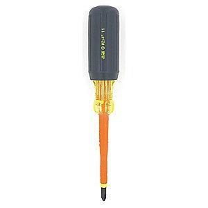 Ideal Steel Insulated Screwdriver with 4" Shank and #2 Phillips Tip