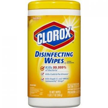 Clorox Clorox Disinfecting Wipes, Lemon Fresh, 75-Ct.